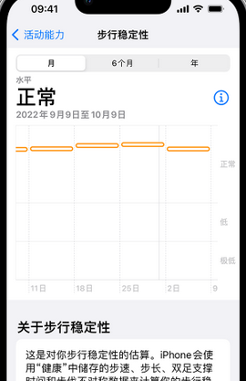 南谯iPhone手机维修如何在iPhone开启'步行稳定性通知'