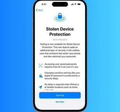 南谯苹果授权维修店分享被盗设备保护功能开启方法 
