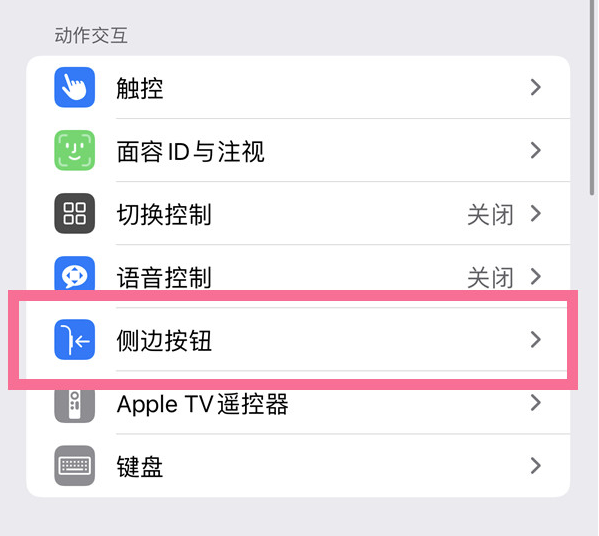 南谯苹果14维修店分享iPhone14 Plus侧键双击下载功能关闭方法 